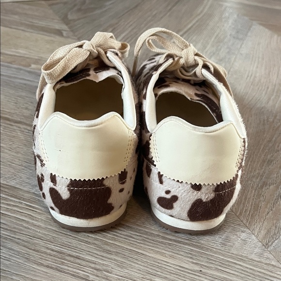 Cow Print Calf- Hair Sneakers - Picture 5 of 5